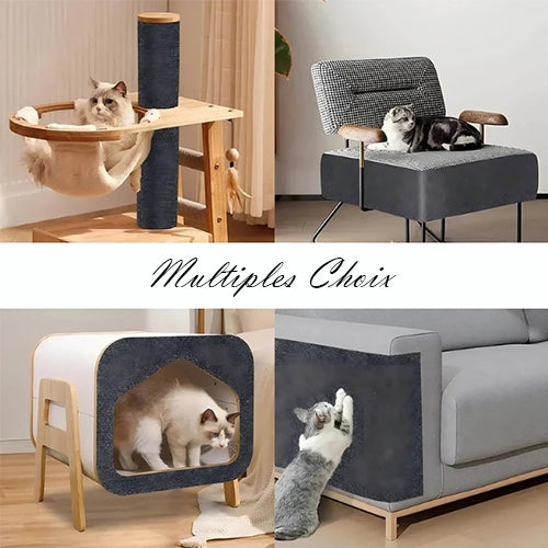 Tapis Griffoir Auto-Adhésif pour Chat – Protège Canapé